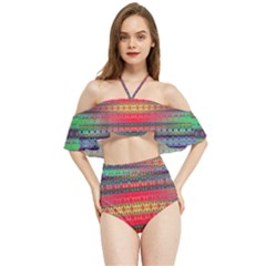 Abundance Halter Flowy Bikini Set  by Thespacecampers