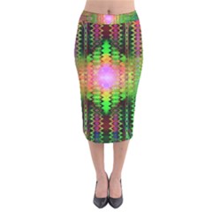 Blast Away Velvet Midi Pencil Skirt by Thespacecampers