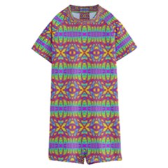 Eye Swirl Kids  Boyleg Half Suit Swimwear by Thespacecampers