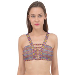 Eye Swirl Cage Up Bikini Top by Thespacecampers