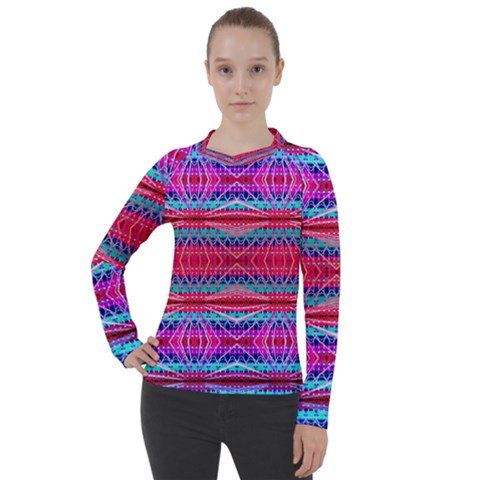 Dotty Women s Pique Long Sleeve Tee by Thespacecampers