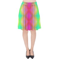 Patterned Velvet High Waist Skirt by Thespacecampers