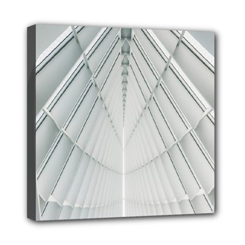 Architecture Building Mini Canvas 8  X 8  (stretched) by artworkshop