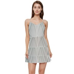 Architecture Building Short Frill Dress by artworkshop