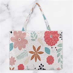 Nature Flora Medium Tote Bag by artworkshop