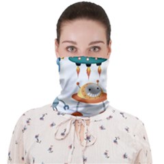 Vector-set-funny-robots-cartoon Face Covering Bandana (adult) by Jancukart