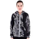 Angry Male Lion Women s Zipper Hoodie View1