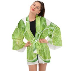 Lemon Clipart Long Sleeve Kimono by Jancukart