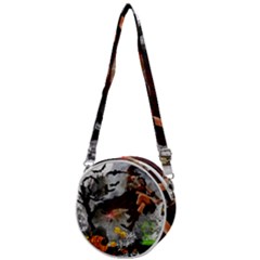 Halloween Crossbody Circle Bag by Jancukart
