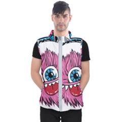 Monster-headphones-headset-listen Men s Puffer Vest by Jancukart