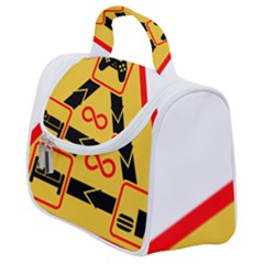 Gamer-geek-video-game-sign-fan Satchel Handbag by Jancukart