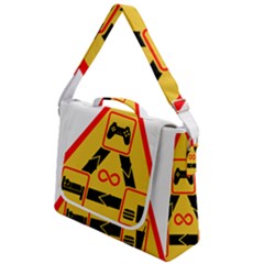 Gamer-geek-video-game-sign-fan Box Up Messenger Bag by Jancukart