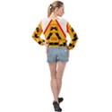 Gamer-geek-video-game-sign-fan Banded Bottom Chiffon Top View2