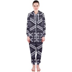 Abstract Pattern Geometric Backgrounds  Hooded Jumpsuit (ladies) by Eskimos