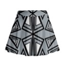 Abstract pattern geometric backgrounds   Mini Flare Skirt View1