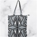 Abstract pattern geometric backgrounds   Double Zip Up Tote Bag View1