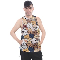 Cat-kitten Men s Sleeveless Hoodie by Jancukart