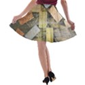 All that glitters is gold  A-line Skater Skirt View2