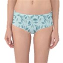 Seamless Foliage Mid-Waist Bikini Bottoms View1