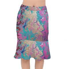 Freedom To Pour Short Mermaid Skirt by Hayleyboop