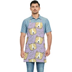 Corgi Pattern Kitchen Apron by Sudhe