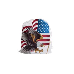 American-eagle- Clip-art Drawstring Pouch (small) by Jancukart