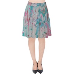 Splash Splosh  Velvet High Waist Skirt by Hayleyboop