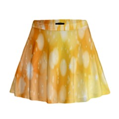 Abstract Sparkling Christmas Day Mini Flare Skirt by artworkshop
