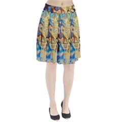 Colorful Structure Pleated Skirt by artworkshop
