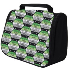 Hackers Town Void Mantis Hexagon Aromantic Pride Flag Full Print Travel Pouch (big) by WetdryvacsLair