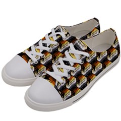 Hackers Town Void Mantis Hexagon Bear Pride Flag Women s Low Top Canvas Sneakers by WetdryvacsLair