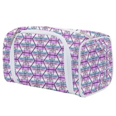 Hackers Town Void Mantis Hexagon Bigender Pride Flag Toiletries Pouch by WetdryvacsLair