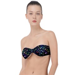 Christmas-star-gloss-lights-light Classic Bandeau Bikini Top  by Jancukart