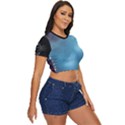 Mermaid - Side Button Cropped Tee View3