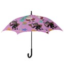 Pink Krampus Christmas Hook Handle Umbrellas (Medium) View3