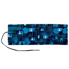 Smartphone-system-web-news Roll Up Canvas Pencil Holder (m) by Jancukart