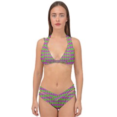 Alien Suit Double Strap Halter Bikini Set by Thespacecampers