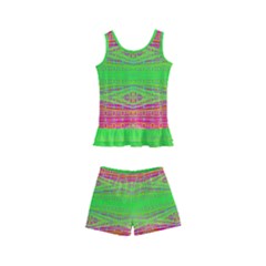 Visionary Kids  Boyleg Swimsuit by Thespacecampers