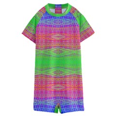 Visionary Kids  Boyleg Half Suit Swimwear by Thespacecampers