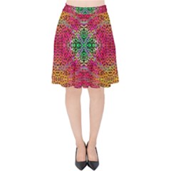 Cheetah Dreams Velvet High Waist Skirt by Thespacecampers