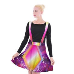 My Diamonds Suspender Skater Skirt by Thespacecampers
