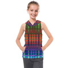 Pixels Kids  Sleeveless Hoodie by Thespacecampers