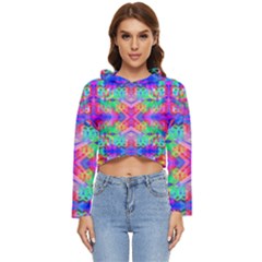 Deep Space 444 Women s Lightweight Cropped Hoodie by Thespacecampers