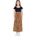Abstract pattern geometric backgrounds Kids  Flared Maxi Skirt View1