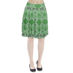 Abstract Pattern Geometric Backgrounds  Pleated Skirt by Eskimos