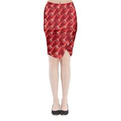 Sculpture-art-traffic-cones-plastic Midi Wrap Pencil Skirt by Jancukart
