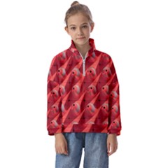 Sculpture-art-traffic-cones-plastic Kids  Half Zip Hoodie by Jancukart