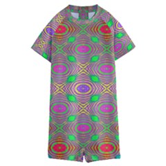 Rippled Magic Kids  Boyleg Half Suit Swimwear by Thespacecampers