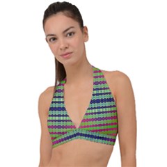 Tranquility Halter Plunge Bikini Top by Thespacecampers