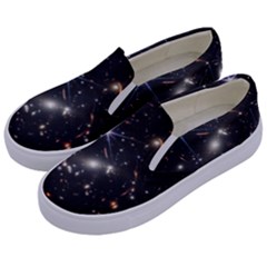 James Webb Space Telescope Deep Field Kids  Canvas Slip Ons by PodArtist